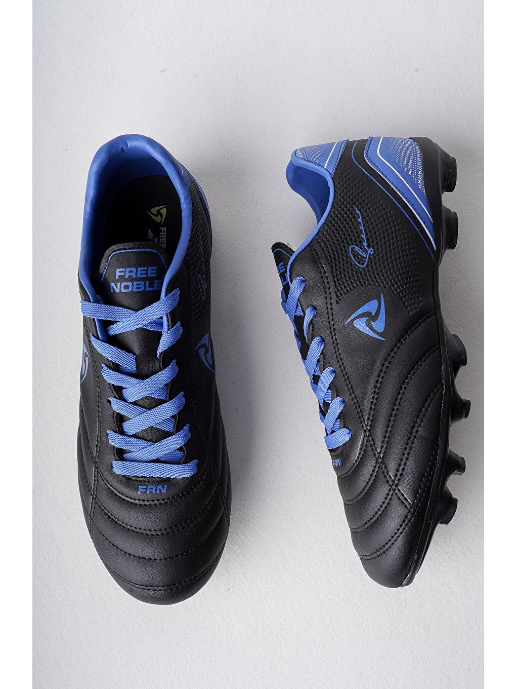 Siyah Pas Unisex Krampon Halı Saha Futbol Spor Ayakkabı-4