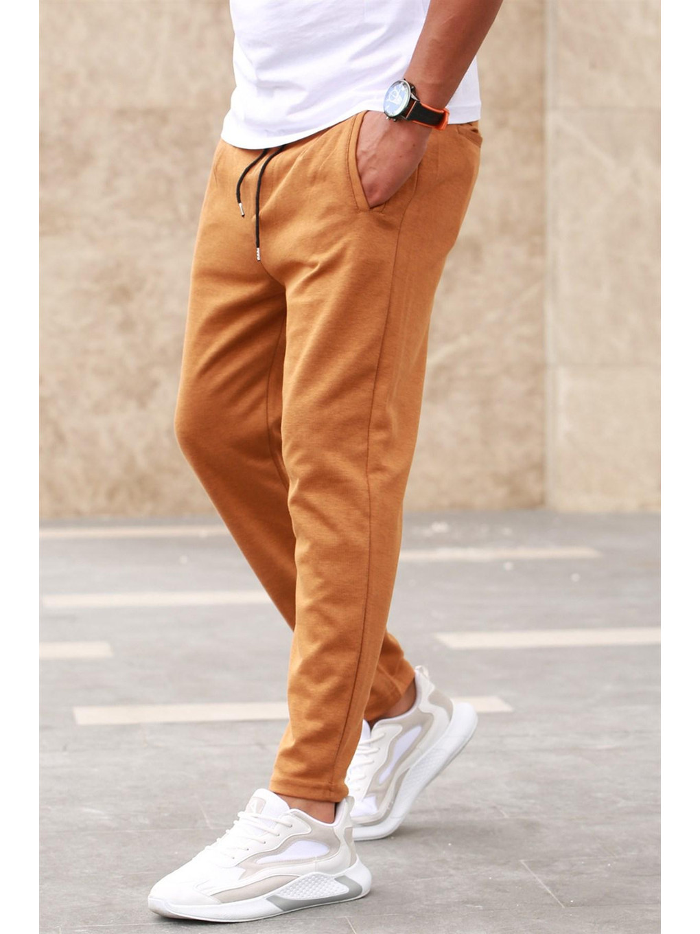 Bej Basic Camel Eşofman Altı 2935