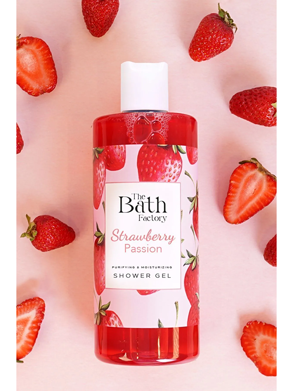 Nemlendirici Ve Besleyici Çilek Aromalı Duş Jeli 400 ml-3