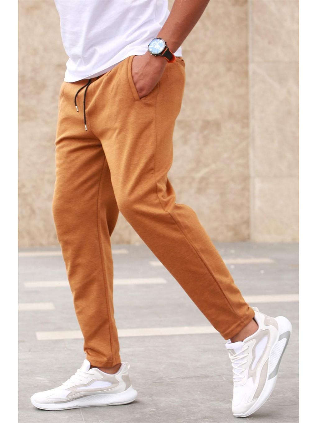 Bej Basic Camel Eşofman Altı 2935-2