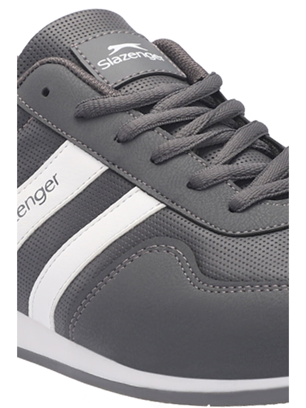 Erkek Sneaker Ayakkabı Koyu Gri / Beyaz-3