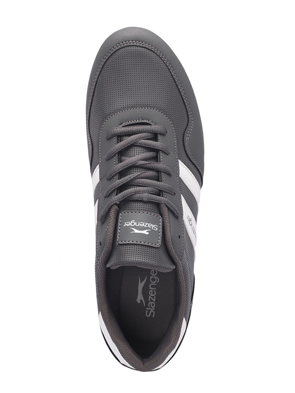 Erkek Sneaker Ayakkabı Koyu Gri / Beyaz-4