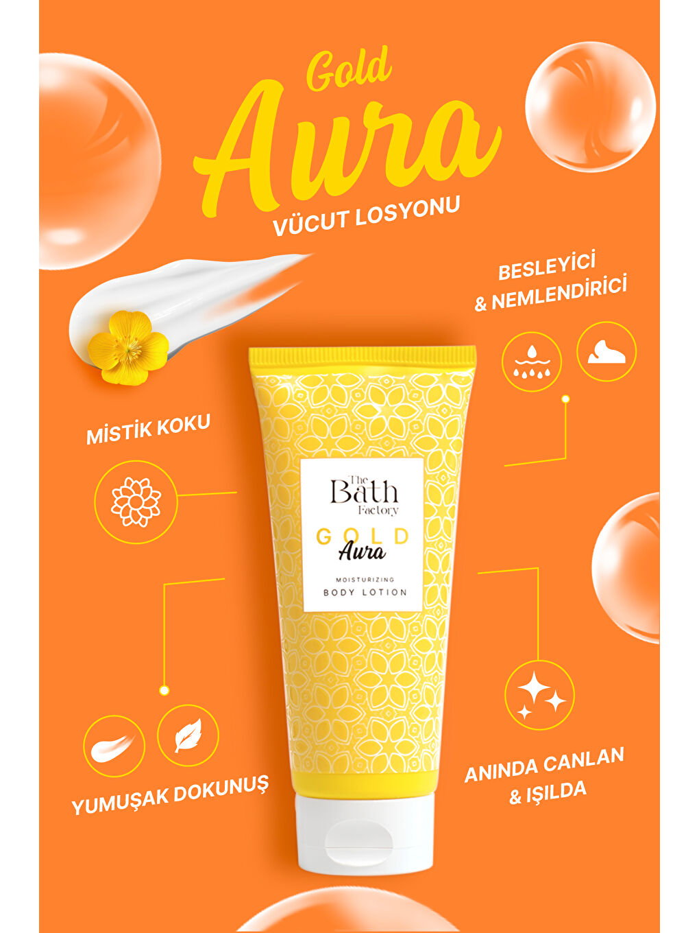 Gold Aura Vücut Losyonu 200 ml-1