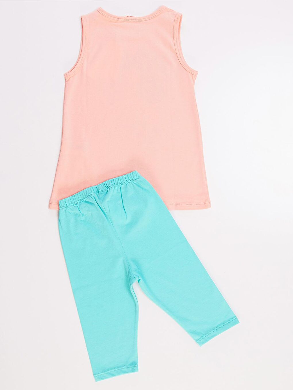 Karışık Panda Star Kız Tayt Takım-3