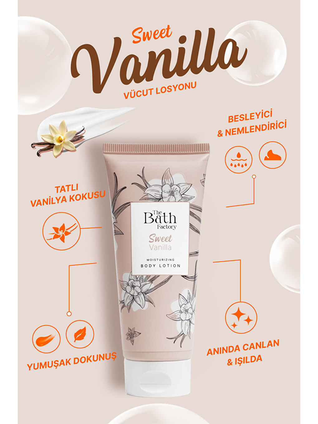 Vanilyalı Vücut Losyonu 200 ml-1