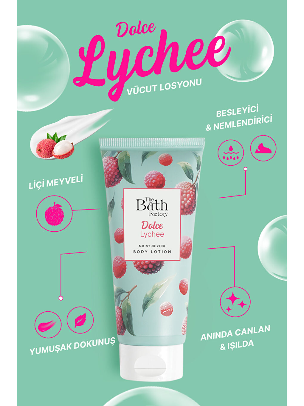 Dolce Lychee Vücut Losyonu 200 ml-1