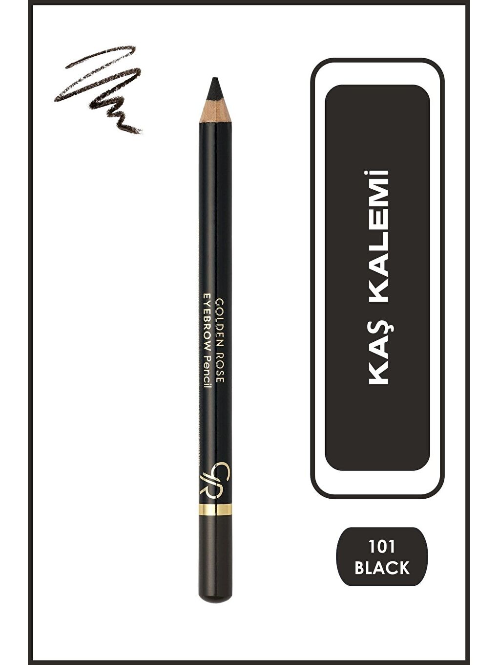Eyebrow Pencil No: 101 Black - Kaş Kalemi