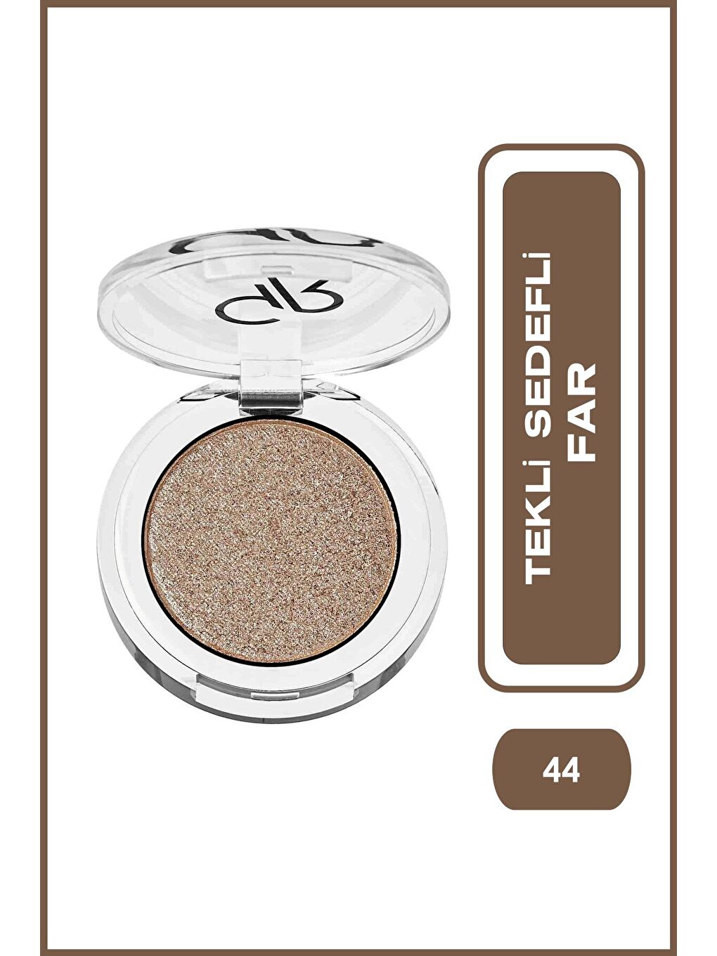 Soft Color Pearl Mono Eyeshadow No: 44 Pearly Sparkle - Tekli Sedefli Far