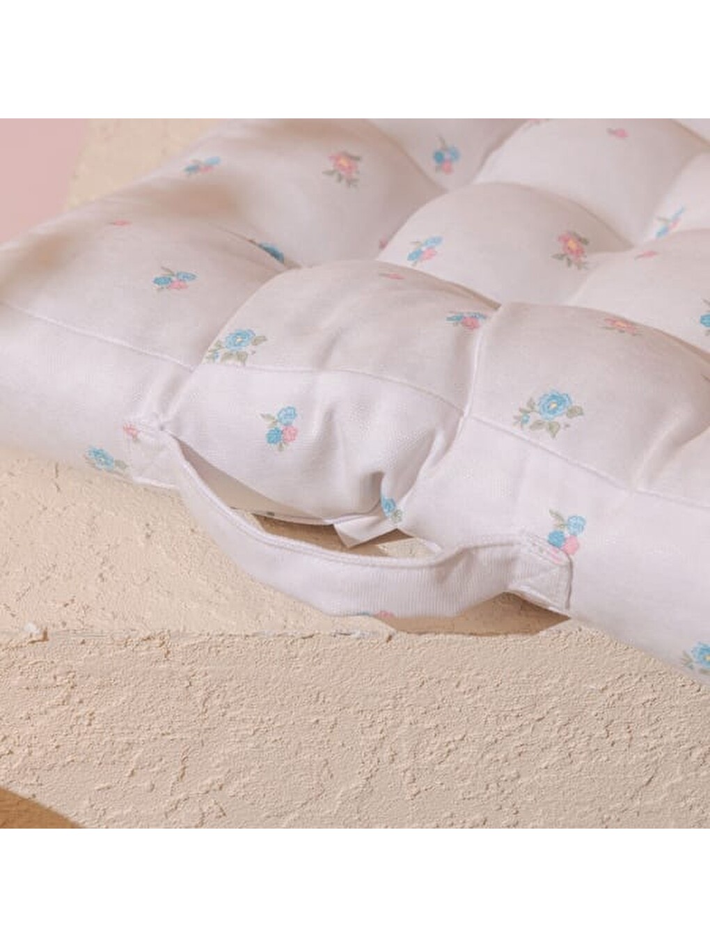 Soft Lora Sandalye Minderi - Ekru - 40x40 Cm-7