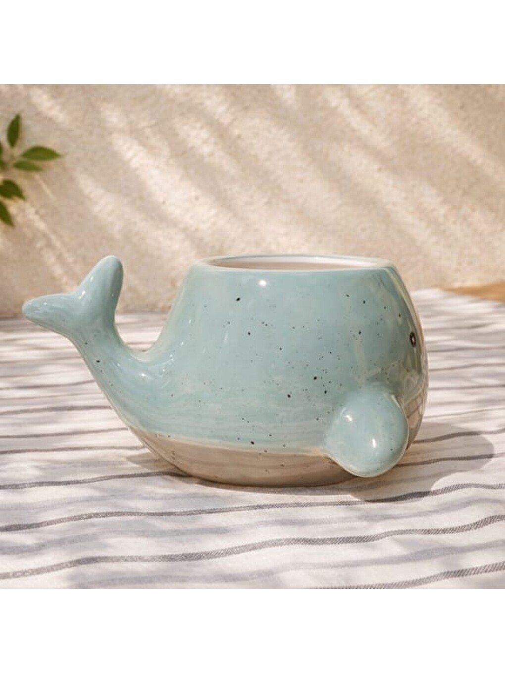 Kitchen Beyaz Balina Desenli Seramik Kupa - Renkli - 500 ml-6