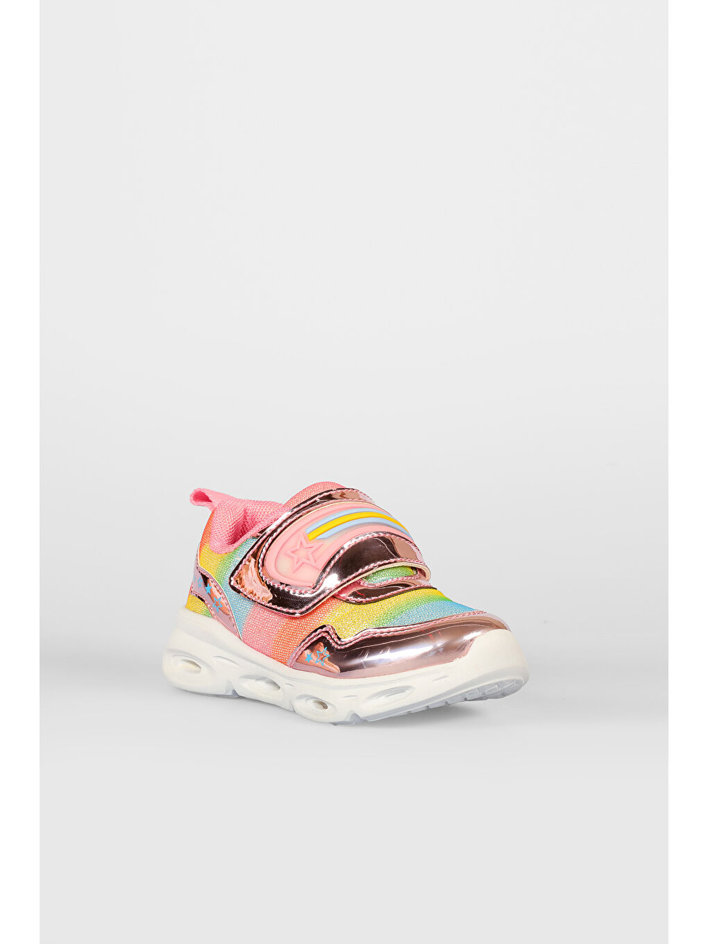 Kita Işıklı Kız Okul Öncesi Pembe Spor Ayakkabı-2
