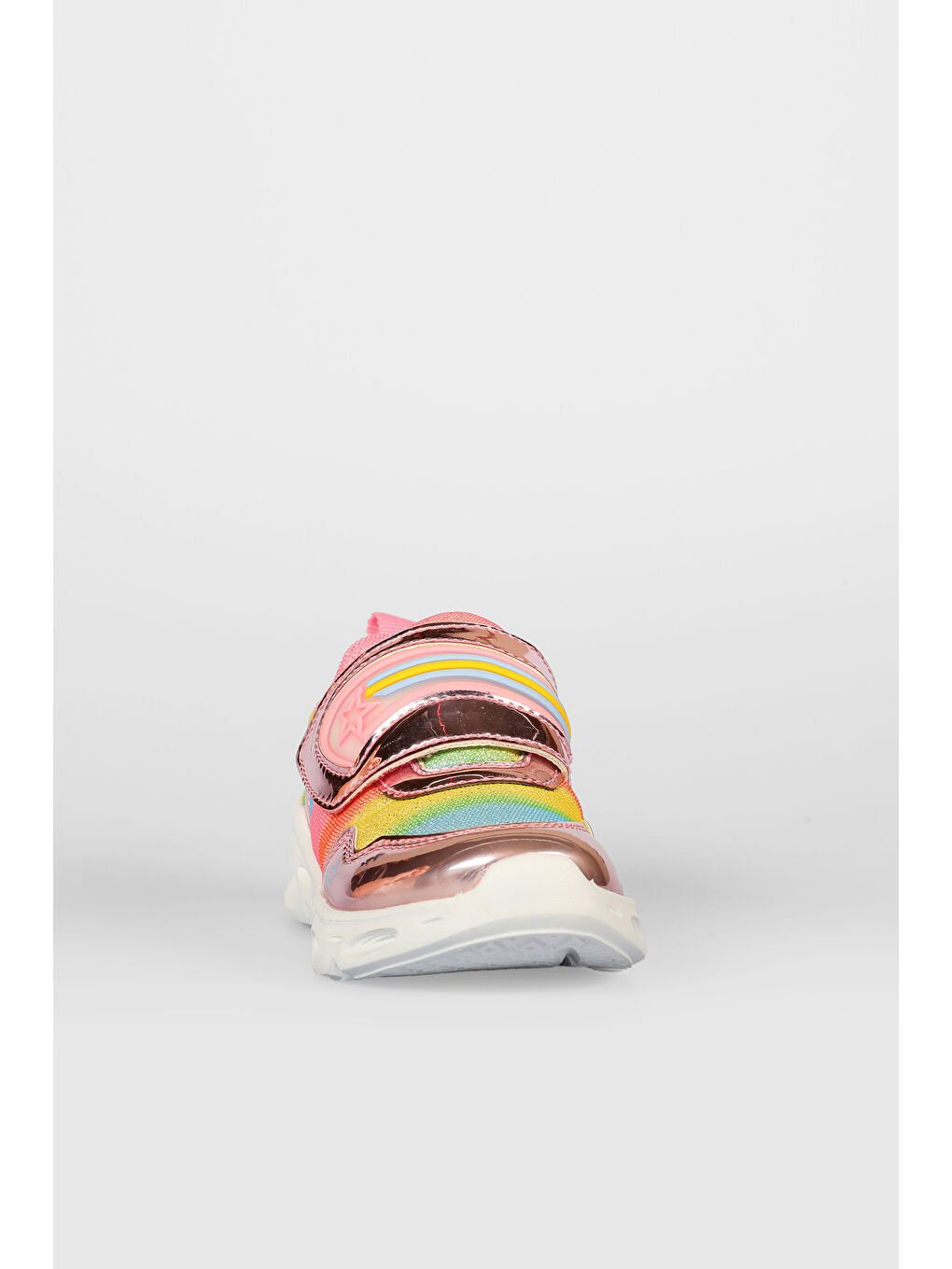 Kita Işıklı Kız Okul Öncesi Pembe Spor Ayakkabı-3