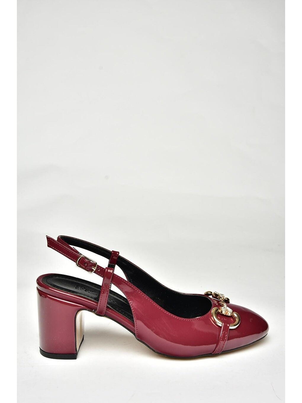 U8202951 Bordo Kadın Topuklu Ayakkabı