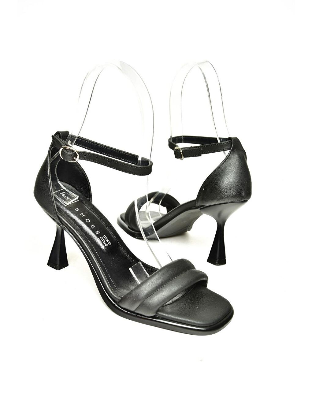 U5182806 Siyah Kadın Topuklu Ayakkabı-2