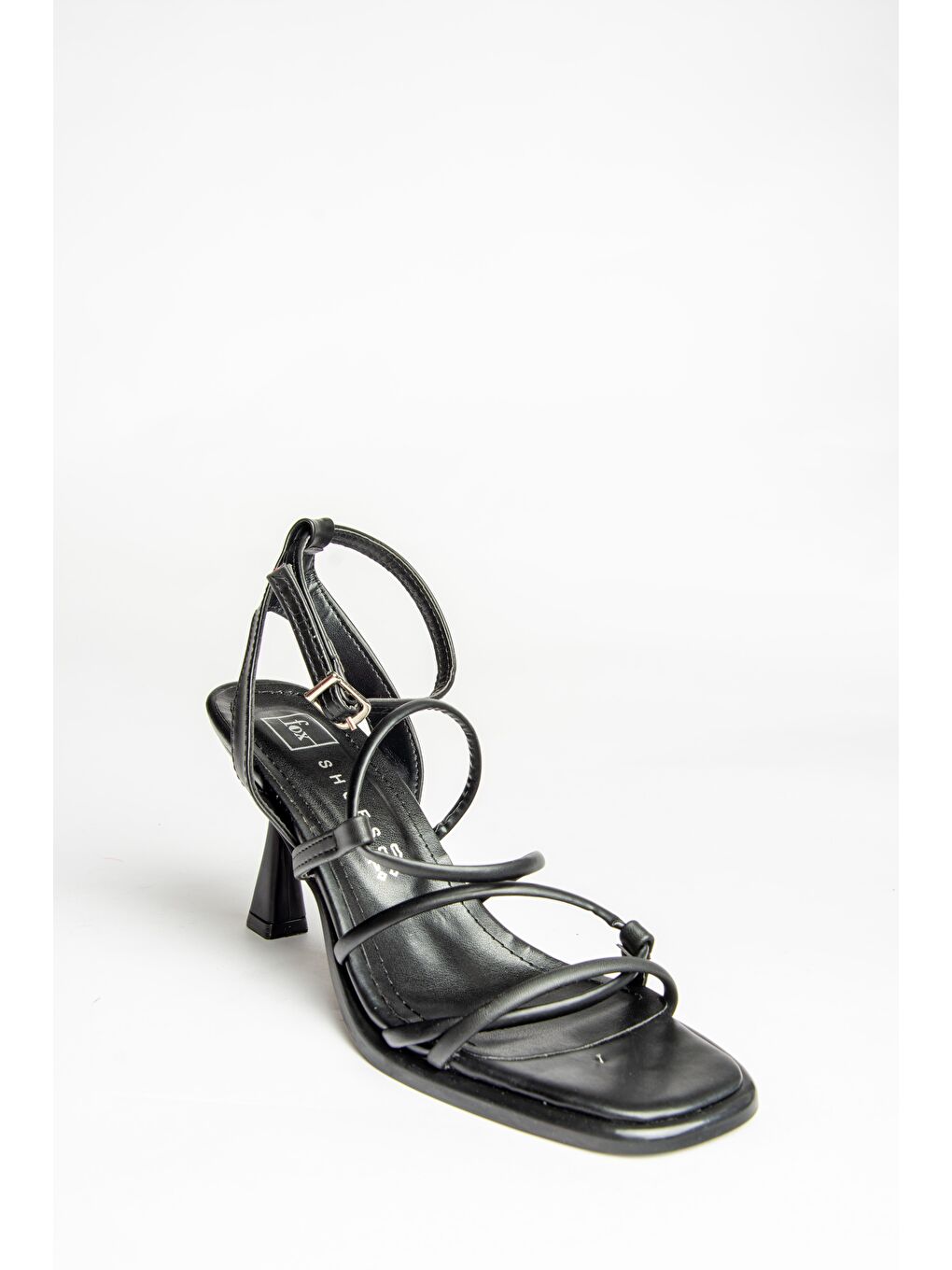 U5182805 Siyah Kadın Topuklu Ayakkabı-1