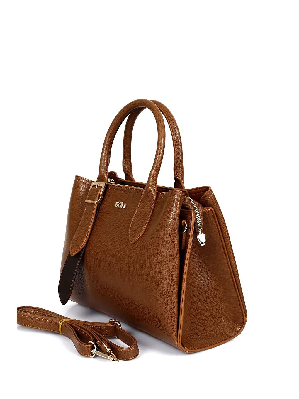 Kahverengi Kadın Orta Boy Omuz Ve El Çantası Q5353-2