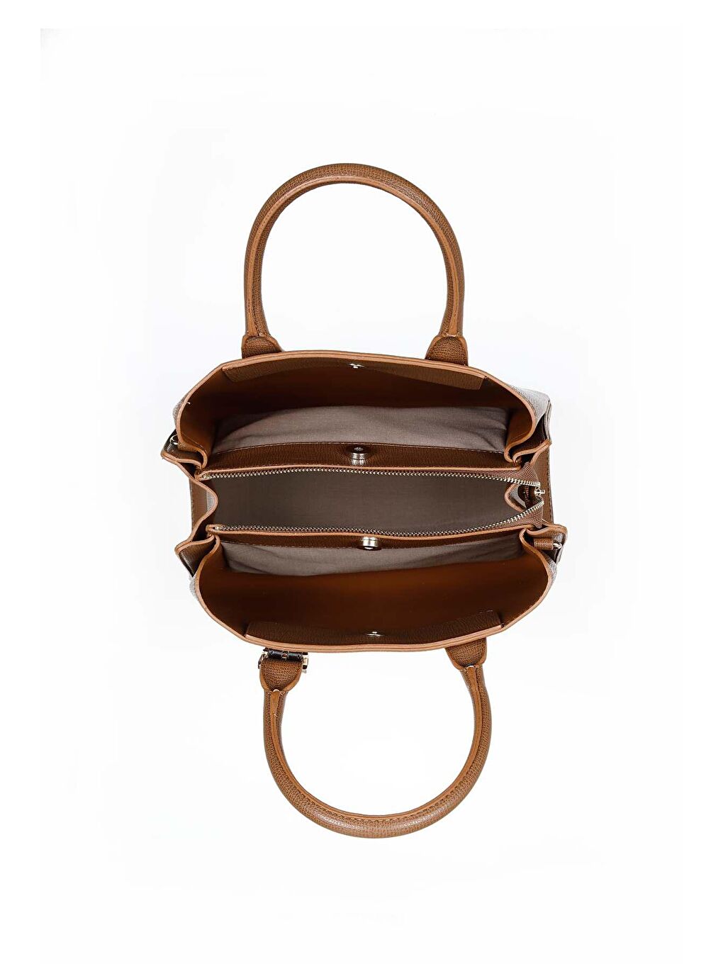 Kahverengi Kadın Orta Boy Omuz Ve El Çantası Q5353-4