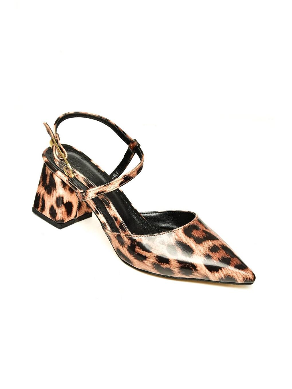 Kahverengi U9981449 Taba Kadın Topuklu Ayakkabı-1