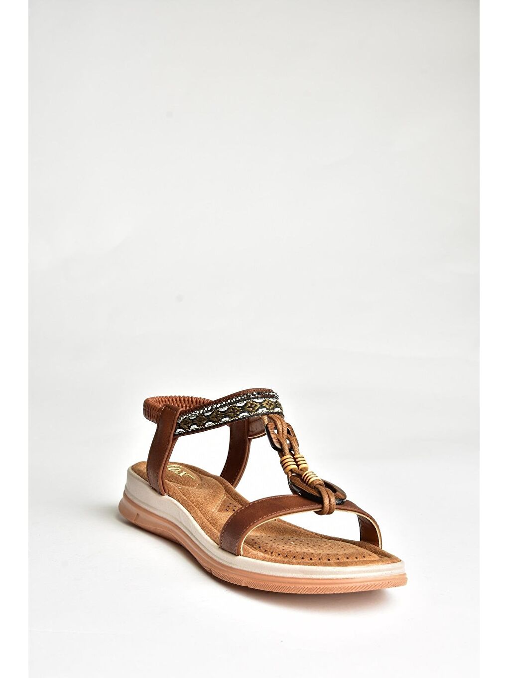 Kahverengi U2586168 Taba Kadın Sandalet-1