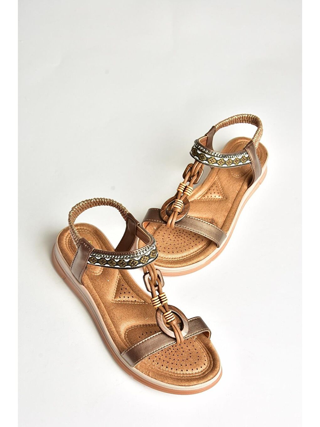 Turuncu U2586168 Bakır Kadın Sandalet-2