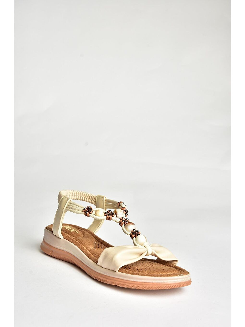 U2586244 Bej Kadın Sandalet-1