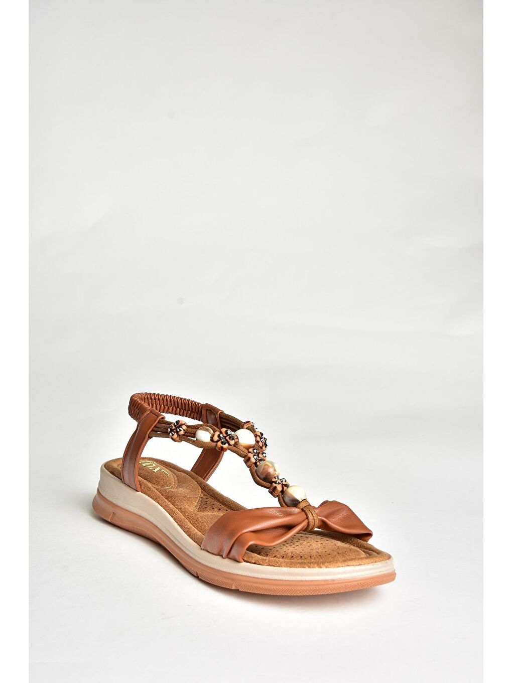 Kahverengi U2586244 Taba Kadın Sandalet-1