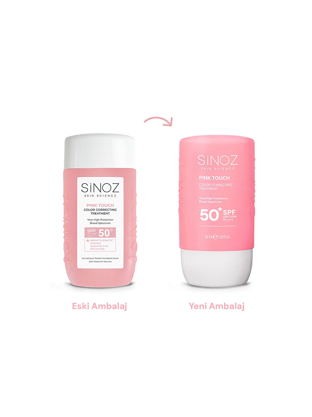 Pink Touch Anında Ton Eşitleyici Onarıcı Nemlendirici Pembe Yüz Güneş Kremi Spf50-9