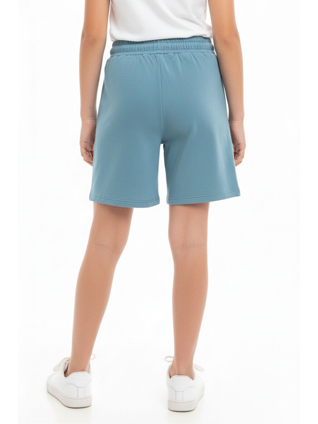 Mavi Kız Çocuk Baskılı Şort-3