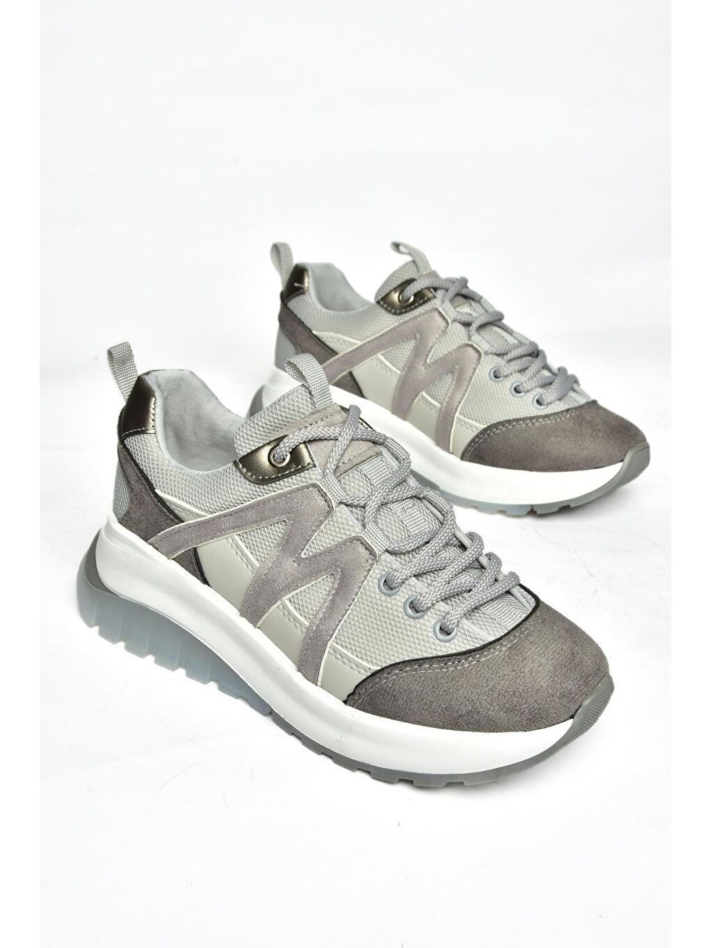 S9731130 Gri Kadın Sneakers-2