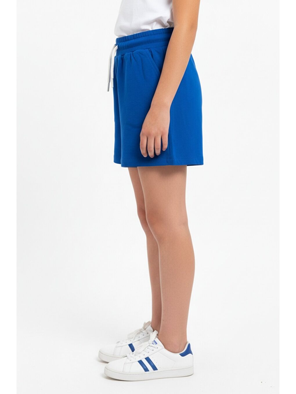 Mavi Kız Çocuk Baskılı Şort-2