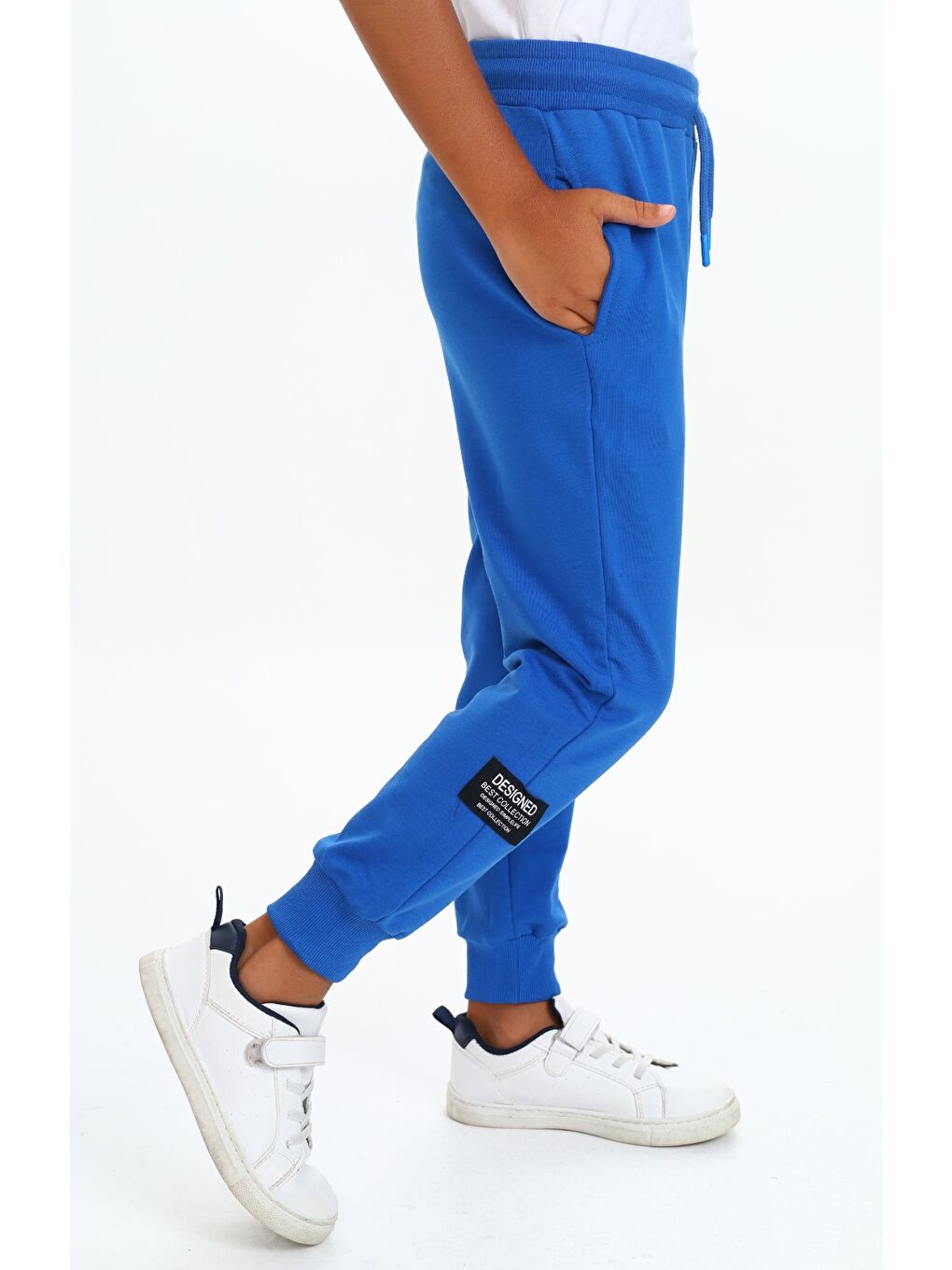 Mavi Erkek Çocuk Baskılı Eşofman Alt-1