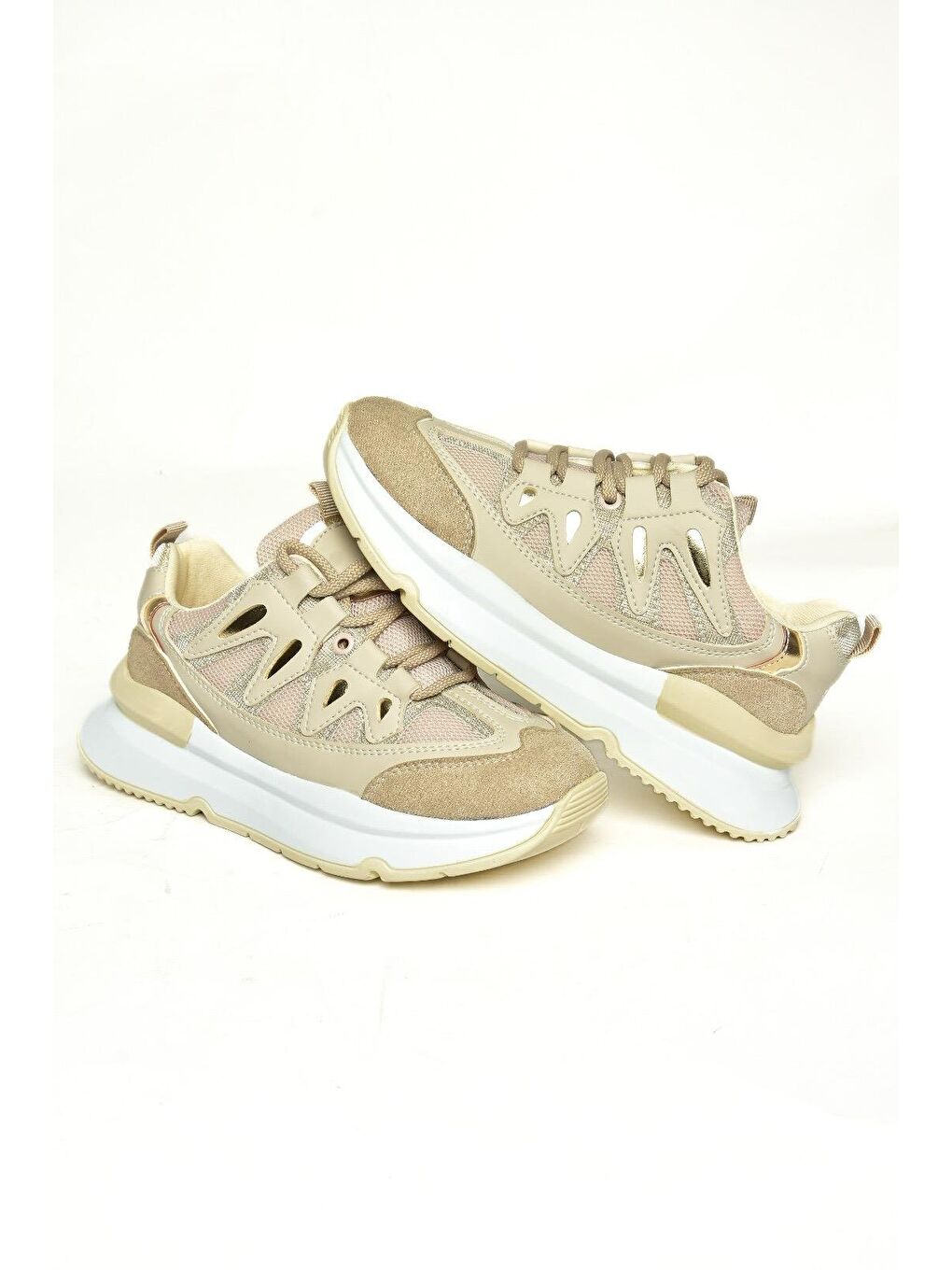 Bej U9735010 Ten Kadın Sneakers-2