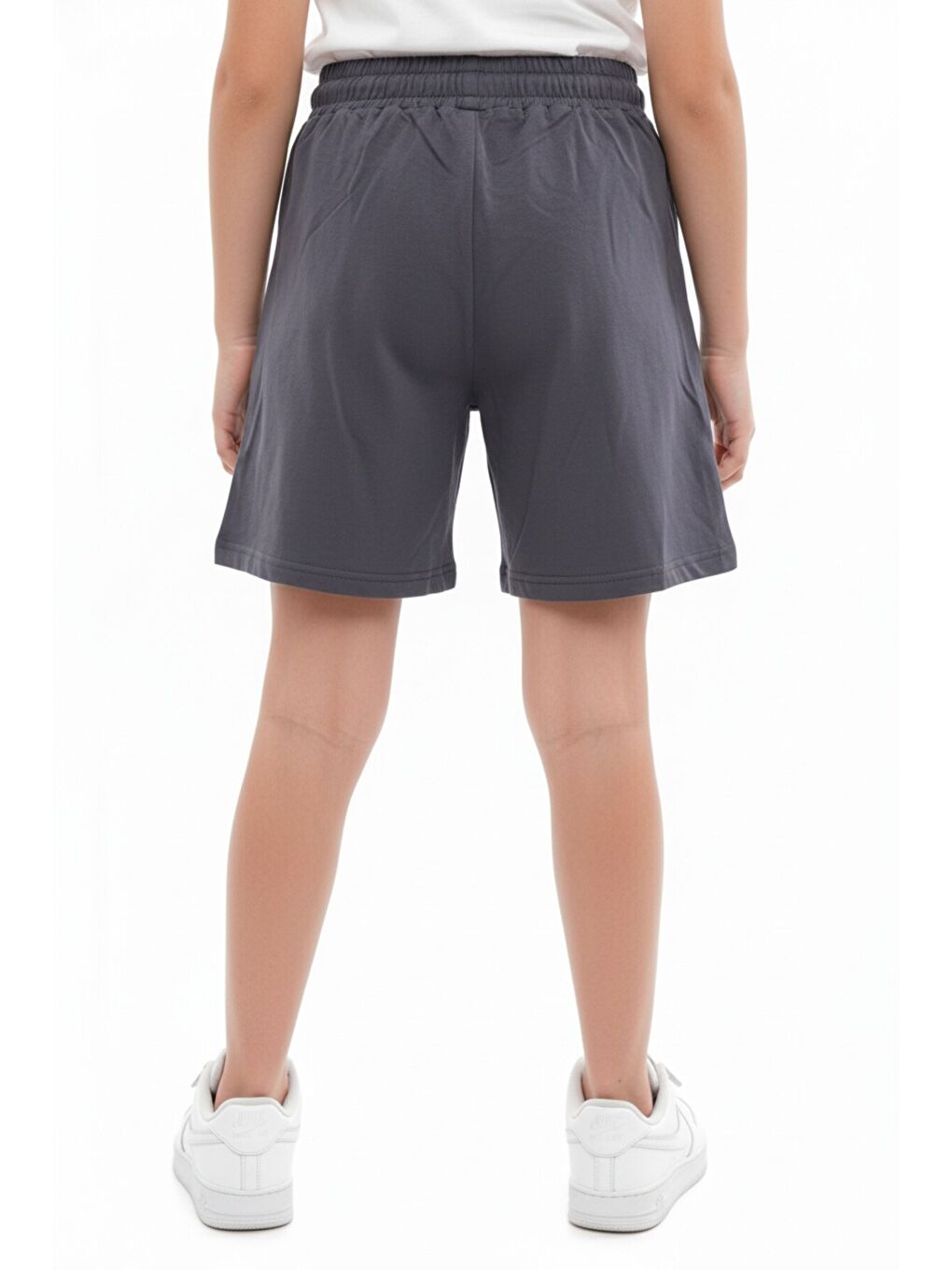 Antrasit Kız Çocuk Baskılı Şort-3