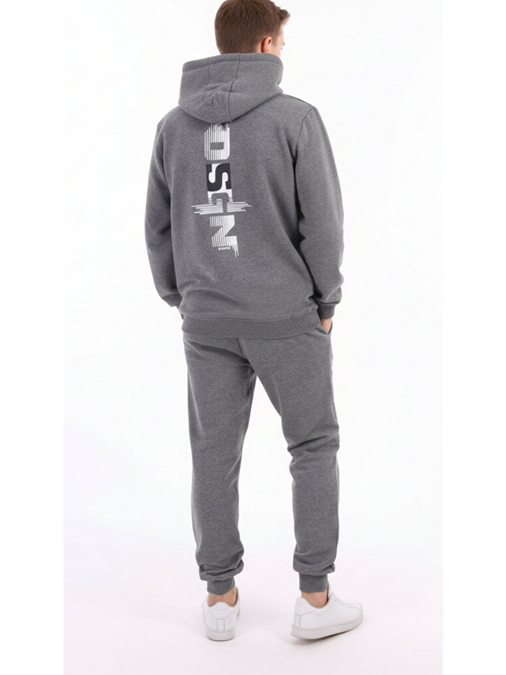 Antrasit Erkek Çocuk Baskılı Eşofman Takım-3