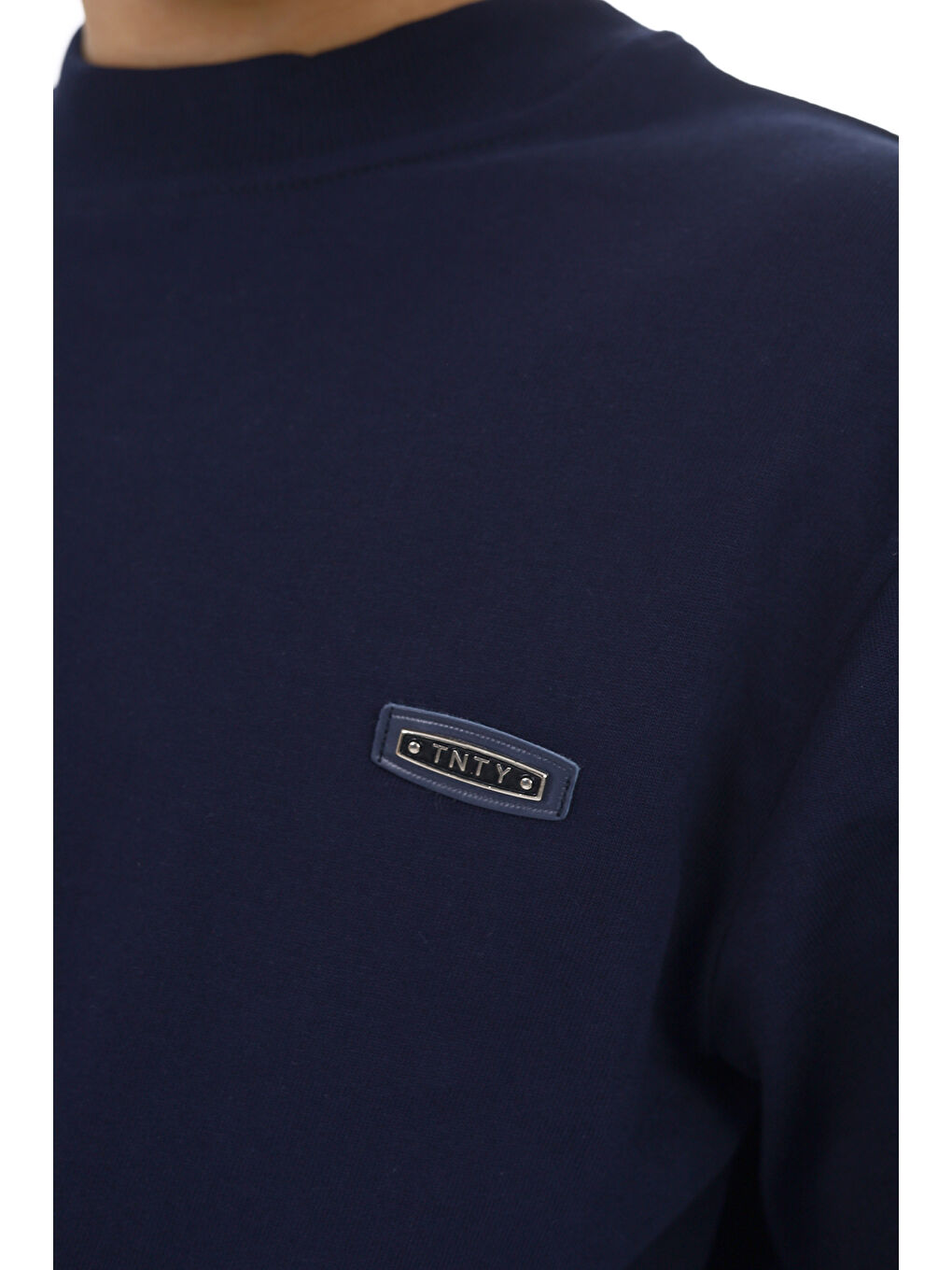 Lacivert Erkek Çocuk Armalı Sweatshırt-2