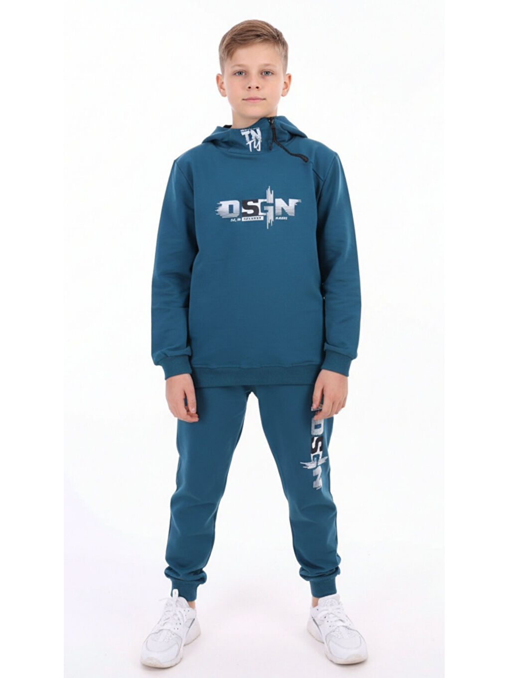 Petrol Erkek Çocuk Baskılı Eşofman Takım