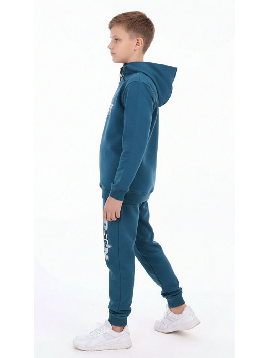 Petrol Erkek Çocuk Baskılı Eşofman Takım-2