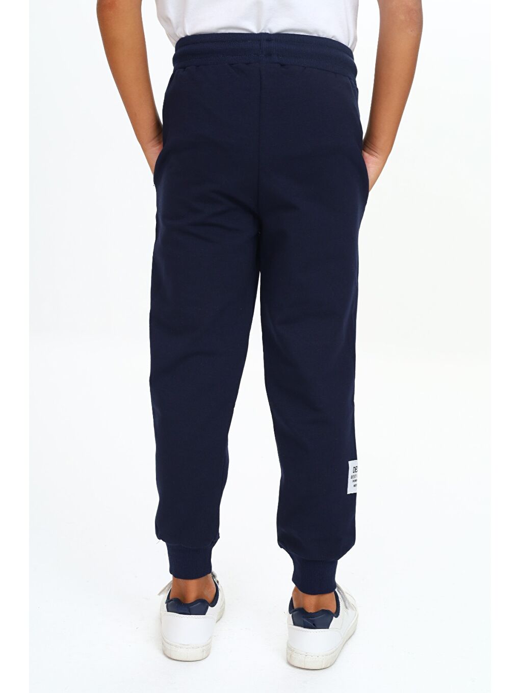 Lacivert Erkek Çocuk Baskılı Eşofman Alt-5