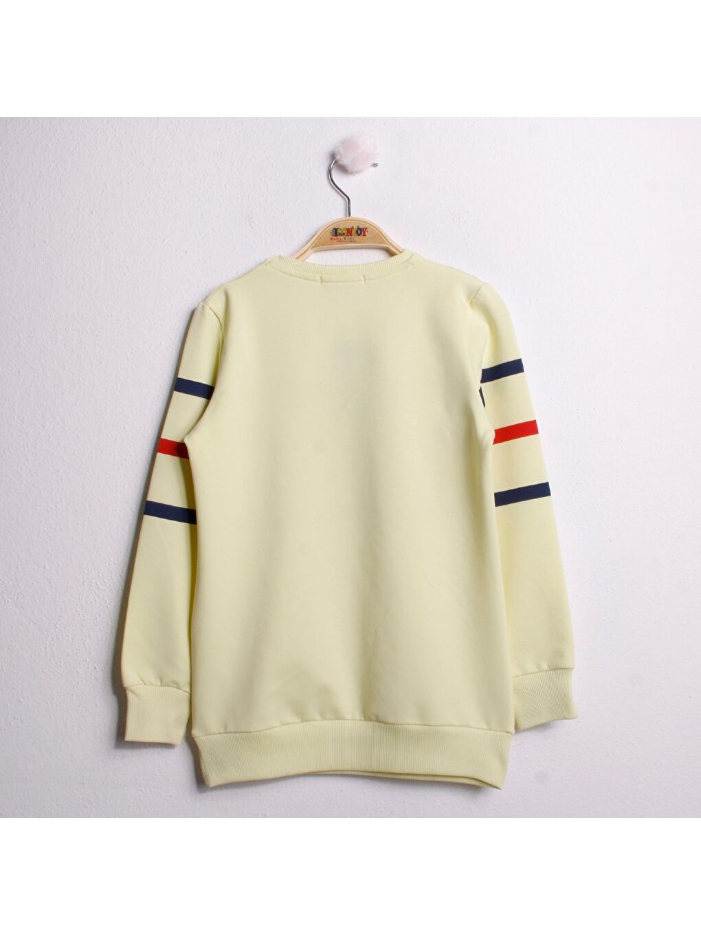 Sarı Kız Çocuk Sweatshirt Never Baskı-1