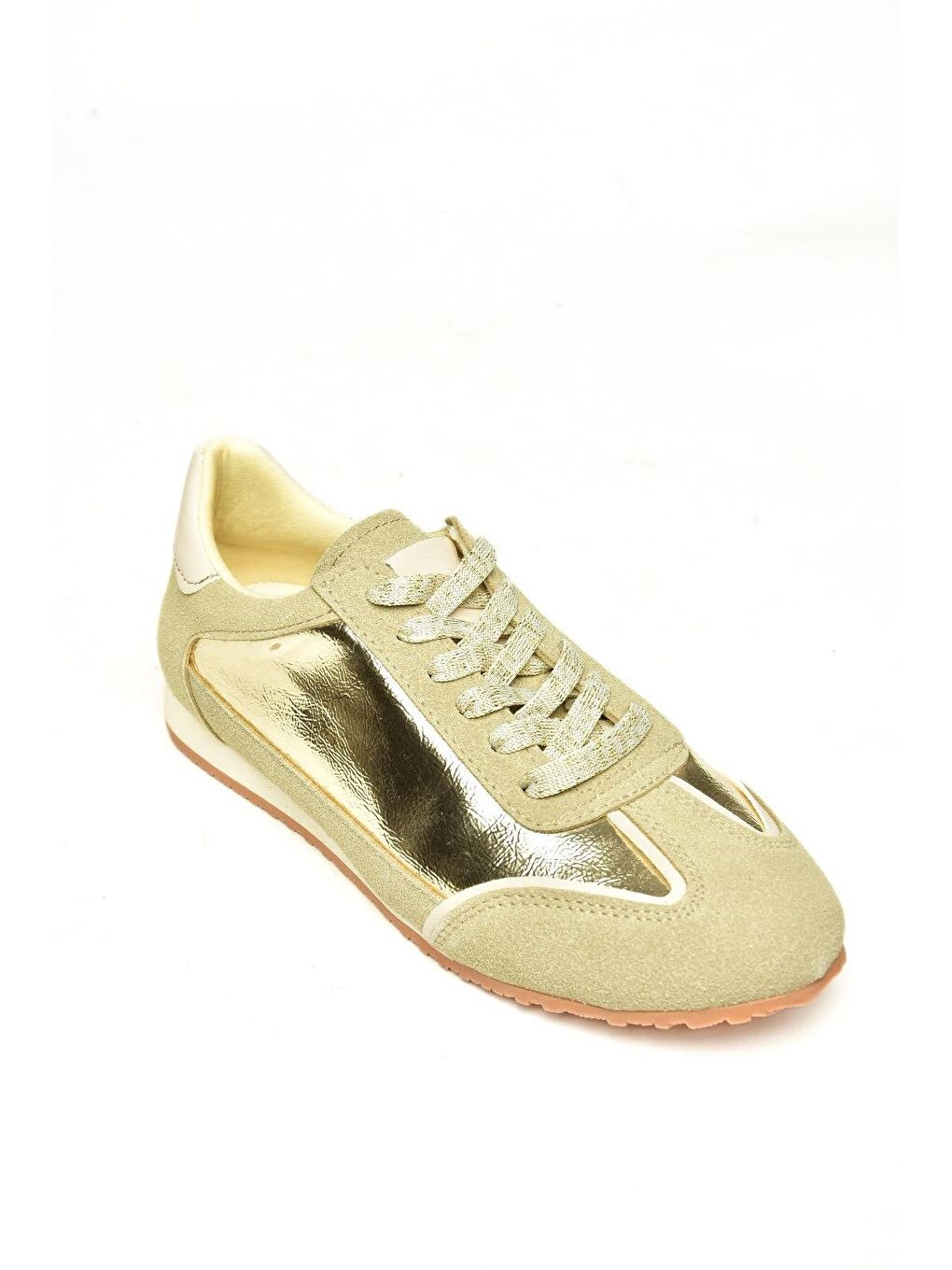 Sarı U8207305 Altın Kadın Sneakers-1