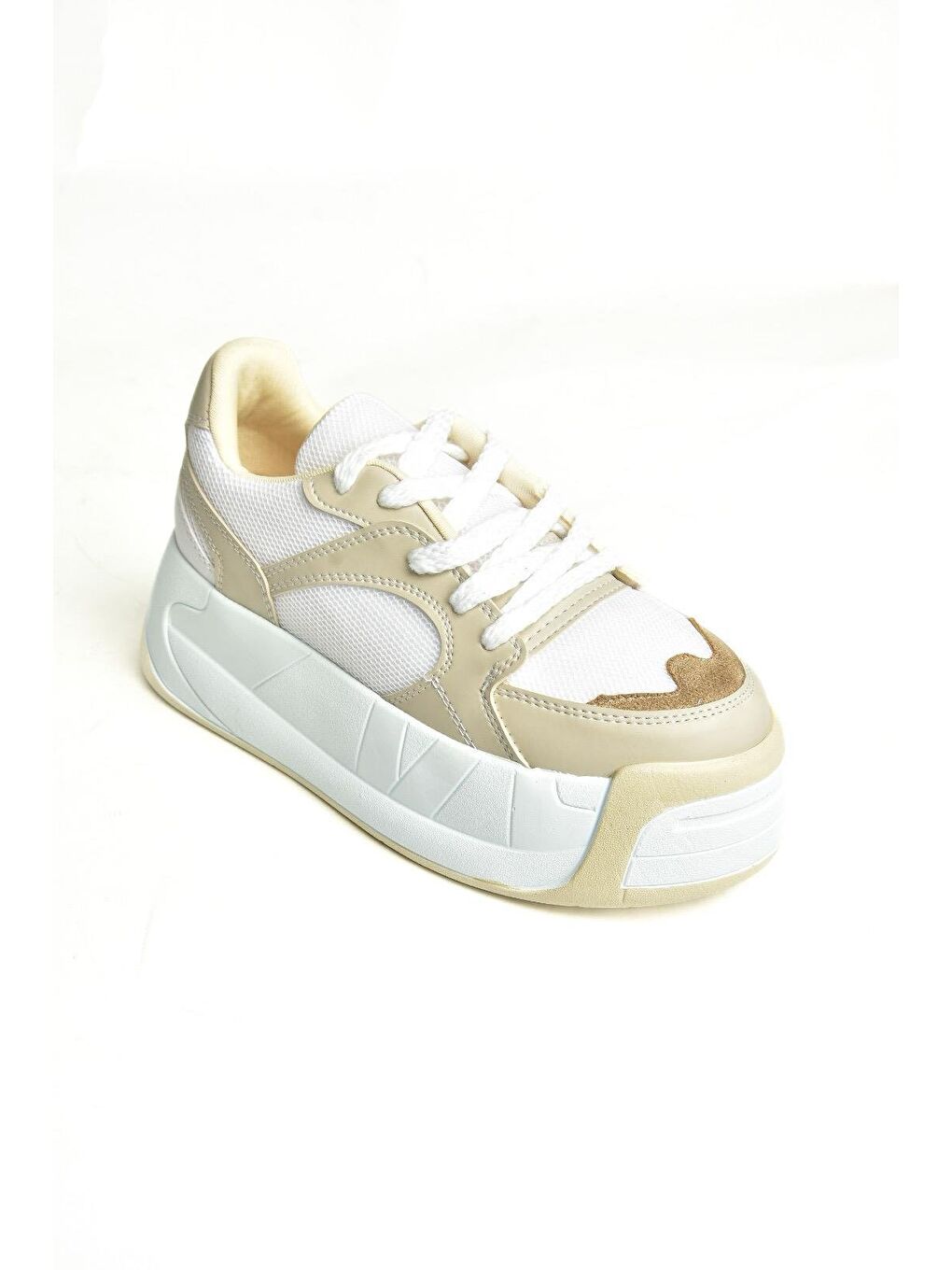 Bej U9732190 Ten Kadın Sneakers-1