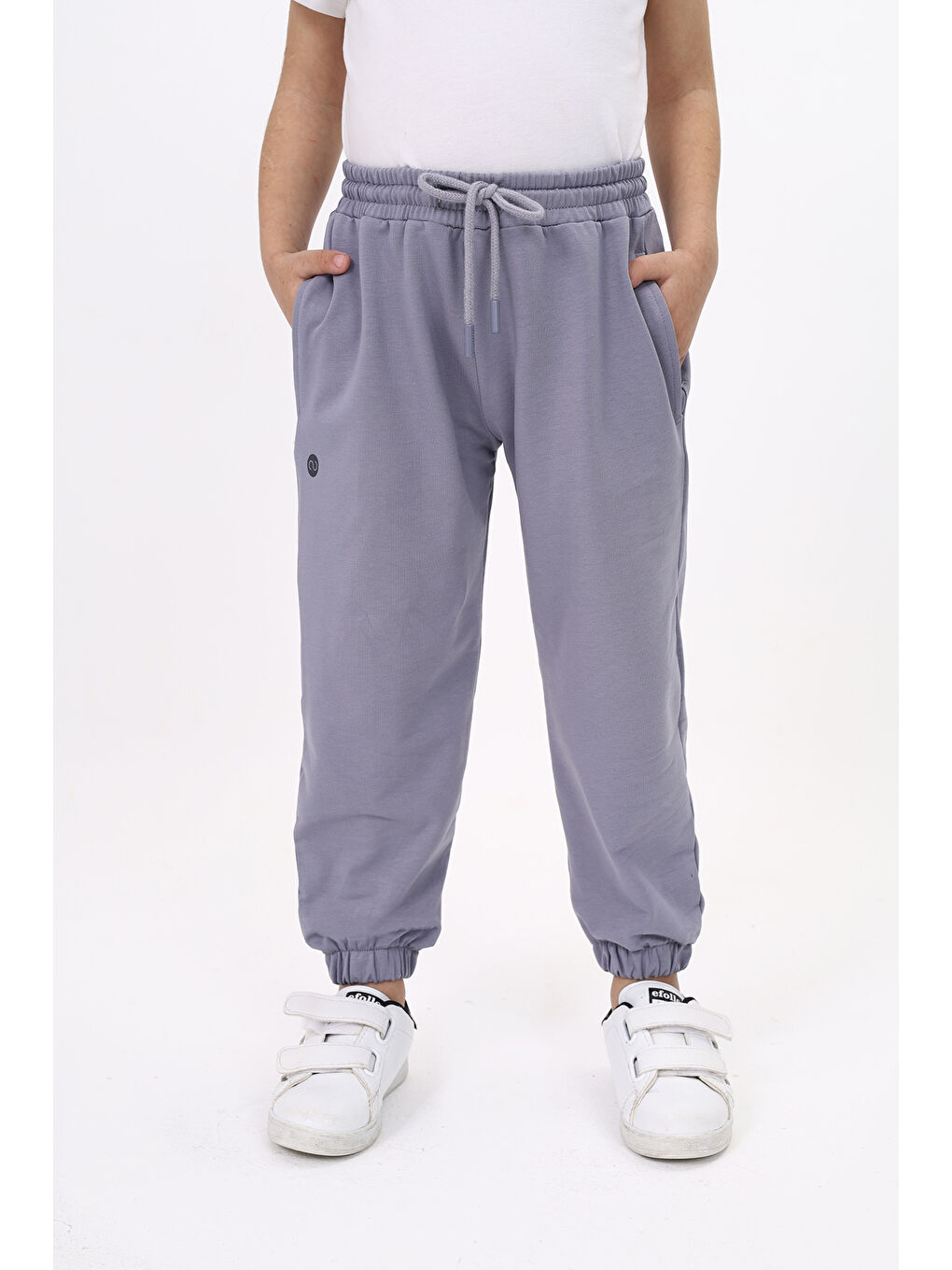 Gri Erkek Çocuk Baskılı Eşofman Alt-3