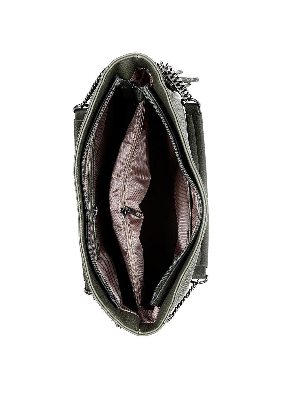 Haki Büyük Boy Kadın Omuz Çantası B6807-4