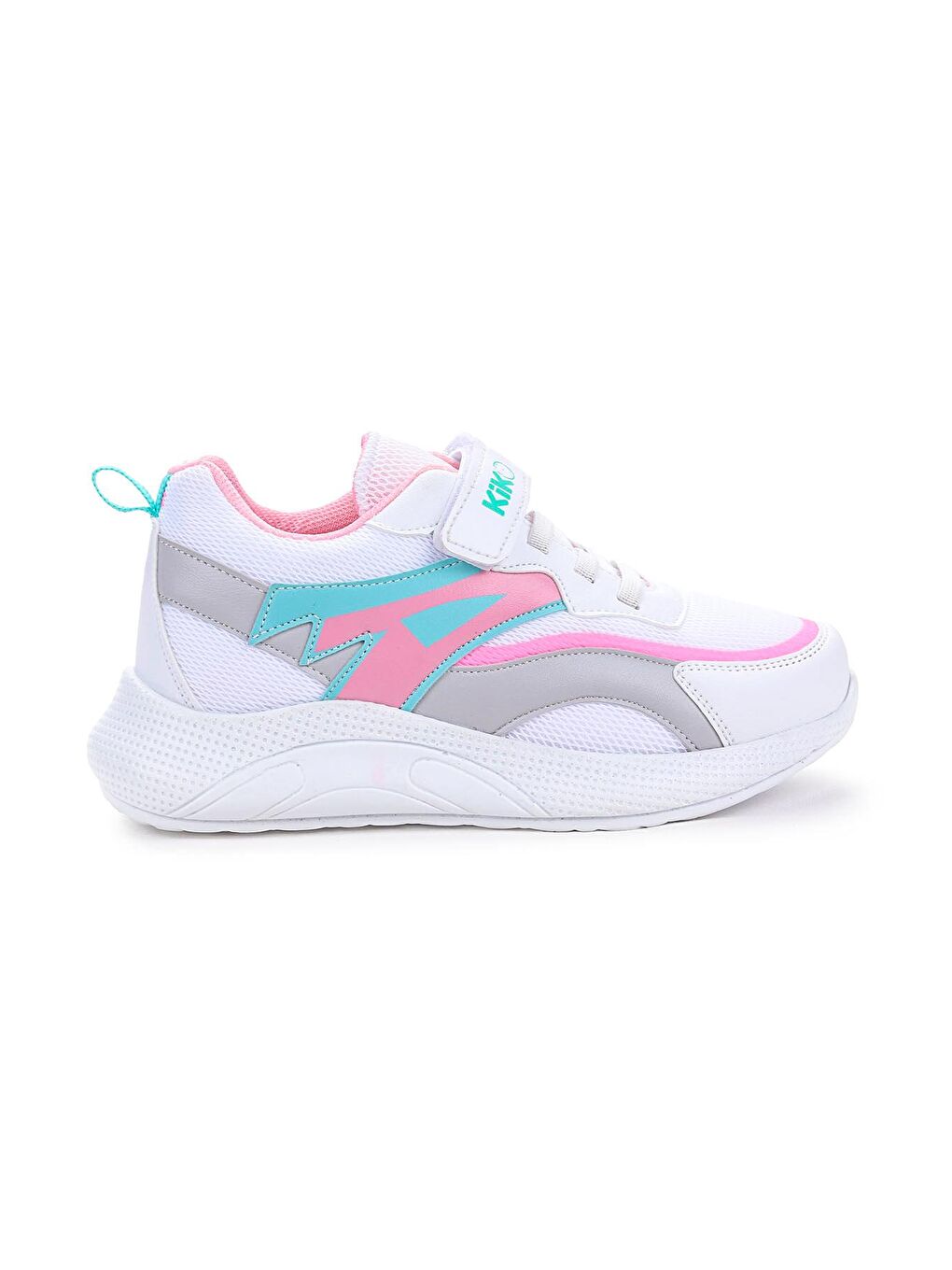Pembe Cırtlı Fileli Kız Çocuk Spor Ayakkabı 3010-3