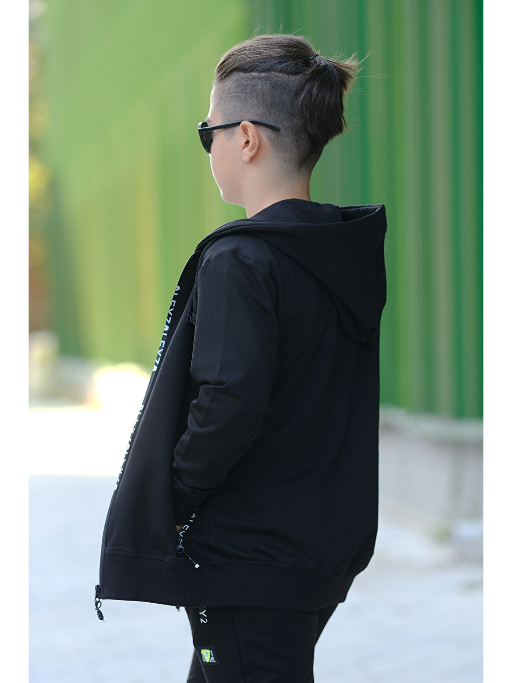 Siyah Erkek Çocuk Eşofman Takımı Alezya ESF.1520-2