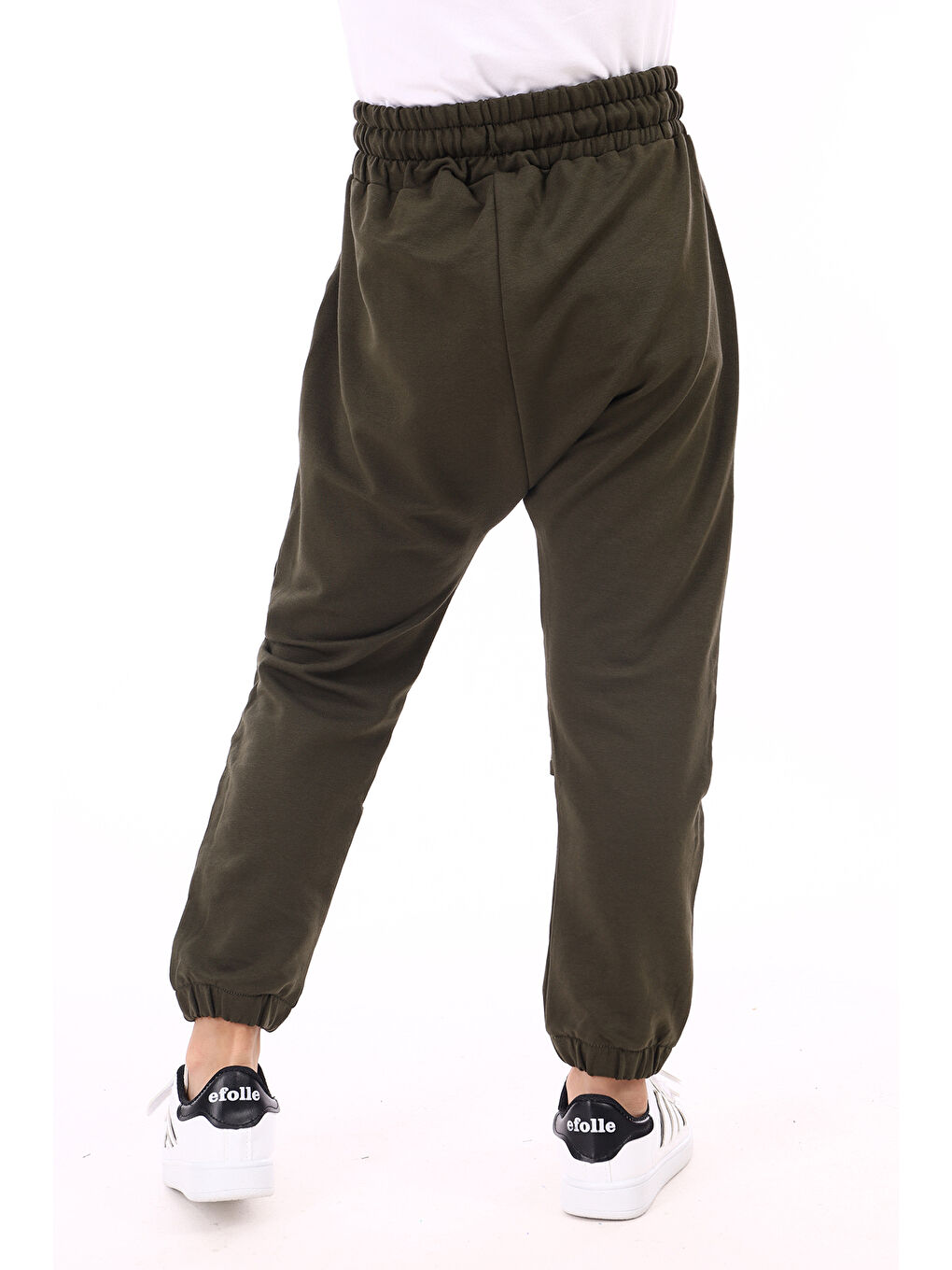 Haki Erkek Çocuk Baskılı Eşofman Alt-1