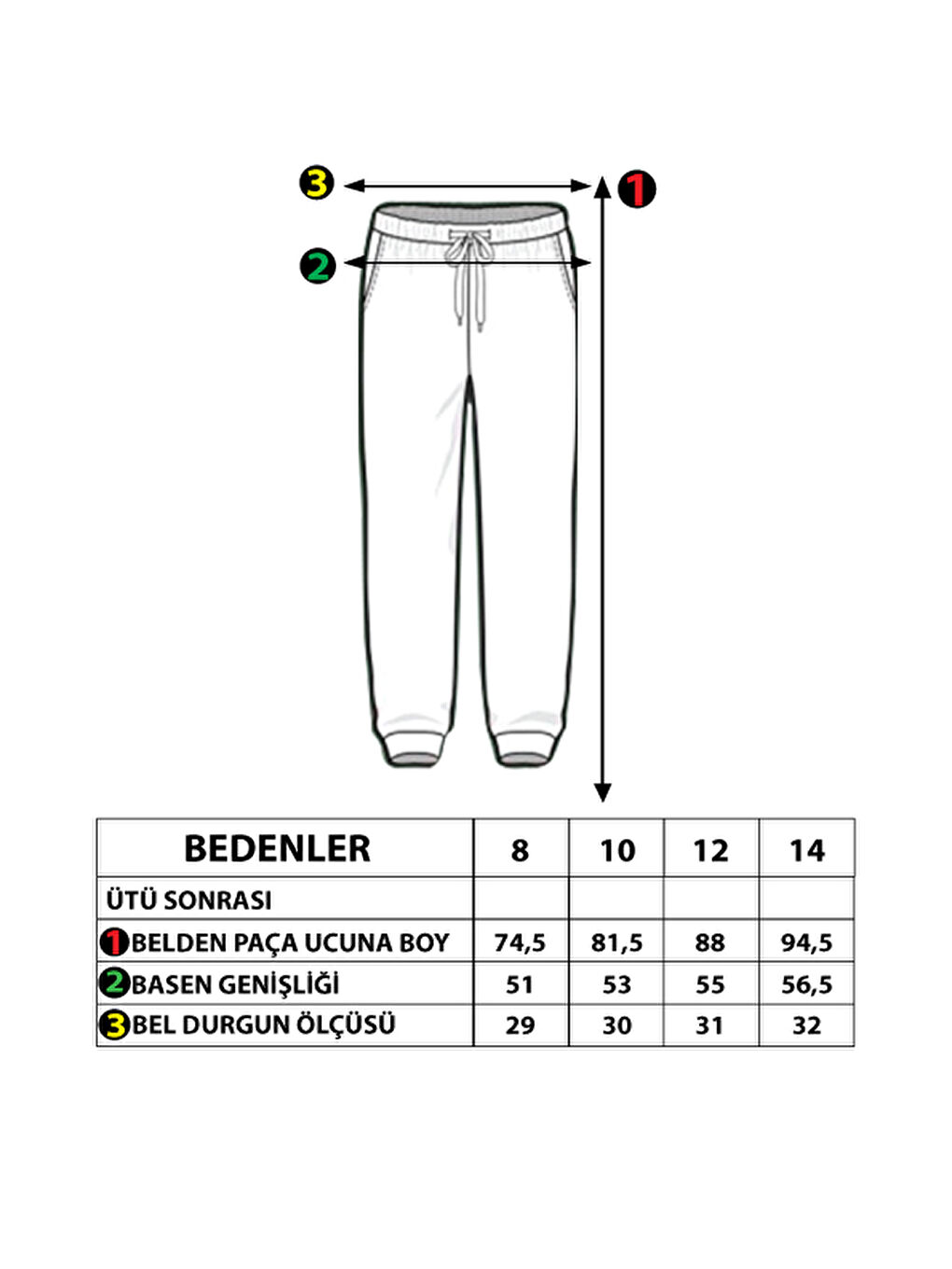 Siyah Kız Çocuk Baskılı Beli Paçası Ribanalı Fermuar Cepli Jogger Eşofman Altı - Deri Görünümlü & 2 İplik-4