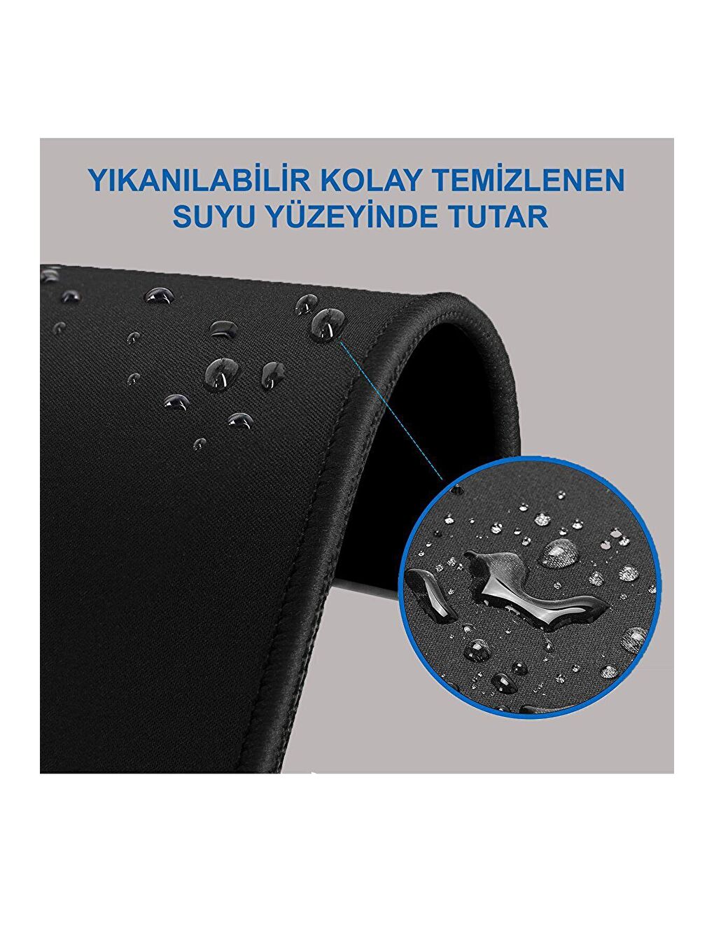 Black Deer Siyah Professional Kaydırmaz Mouse Pad 70*30cm Dikişli - 1