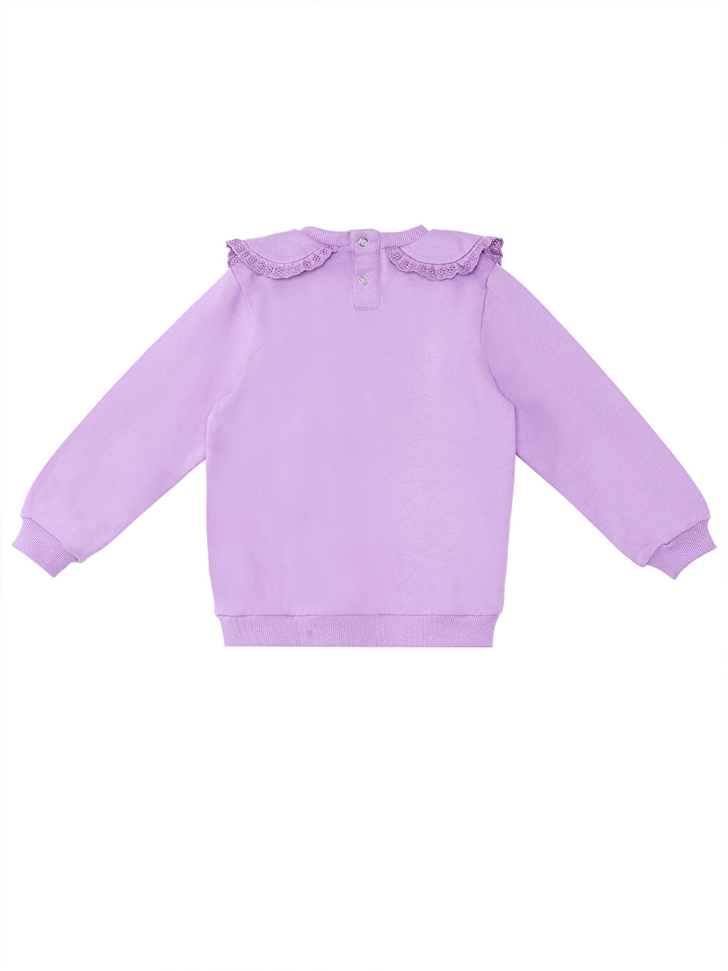 Zebra Kız Bebek Lila Sweatshirt-1
