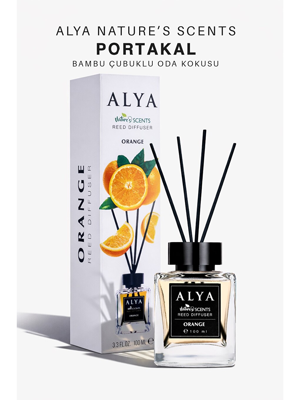 Karışık Nature's Scents Orange Bambu Çubuklu Oda Kokusu- Portakal Kokusu-1
